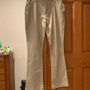 New Old Navy Kid Girls Twill School Uniform Bootcut Pants Size 18